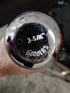 <span class=keywords><strong>Boule</strong></span> d'<span class=keywords><strong>attelage</strong></span> en acier forgé chromé 50mm 2" 1-7/8" 2-5/16" pour <span class=keywords><strong>remorque</strong></span>, nouvelle, capacité 6000 LBS, marque Yikun - Product Image 3