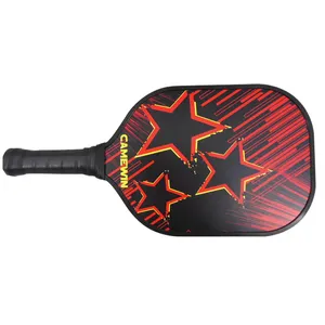 Pickball Paddel Heiß verkaufender Carbon Pick Schläger Waben kern UV-Druck 2 Schläger 4 Bälle Usapa Pickle ball