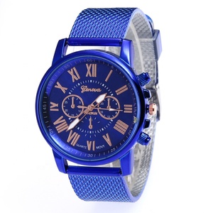 Reloj de cuarzo <span class=keywords><strong>Geneva</strong></span> para Mujer, cronógrafo con correa de malla, bajo precio - Product Image 4