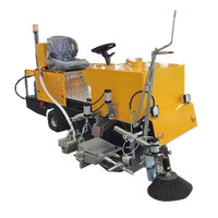 Machine de marquage routier thermoplastique multifonctionnelle à moteur, longue durée de vie, pour lignes plates et convexes