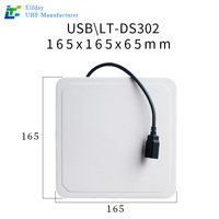 Lector/Escritor RFID ELFDAY, Módulo Integrado de Plástico, Protocolo ISO 18000-6C, 902-928MHz, Distancia de Lectura de Tarjetas de 5-6m