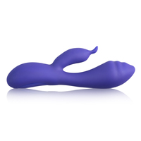 Vibromasseur double Ripple, vibromasseur 10 modes, 10 fréquences, silicone, appareil de bien-être personnel, rechargeable par USB, IPX5, faible bruit