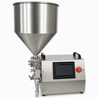 Machine de remplissage semi-automatique pour beurre de cacahuète, pâtes, liquides, sauces, yaourts et huiles