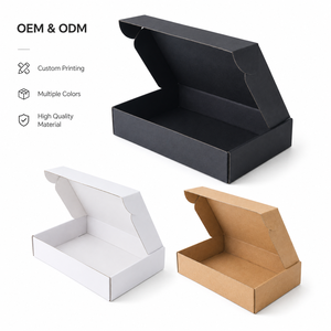 Custom Logo Dark Color Corrugated Mailer <b>Box</b>, Clothing Gift Packaging <b>Shipping</b> Mailer <b>Box</b> - Product Image 4