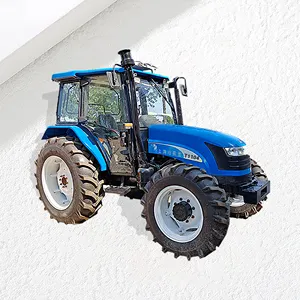 Raffreddamento ad acqua usato 4x4 aratro Holland T1104 110HP agricolo russo piccoli modelli di trattori