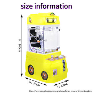 Wholesale Coin-Operated Mini Electronic Arcade Gripper Candy Crane Grab <b>Plush</b> Doll Toy Game Consoles - Product Image 5