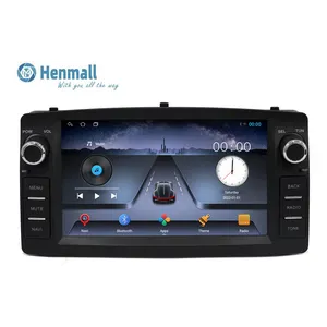 HENGMALL AndroidカーDVDプレーヤー (GPSナビゲーション付き) 2 Din 7 "カーリバーシングエイド付きBTWIFI FMレシーバー (トヨタ2000-2006用)