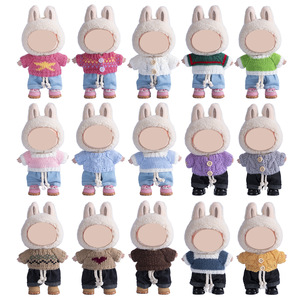 ตุ๊กตาไวนิลการ์ตูนโอลิมาน ขนาด 15 ซม. พร้อมจี้เสื้อไหมพรมถักและกางเกงยีนส์ รองเท้าเปลี่ยนได้ พวงกุญแจทำจากไม้ไผ่ ขนาด 1:3 - Product Image 3