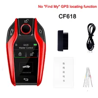 Kunci Mobil Layar Sentuh Tanpa Kunci, Penguncian Otomatis CF618 LCD Smart Key untuk BMW, Benz, Audi, Toyota/Ford/Hyundai, KIA