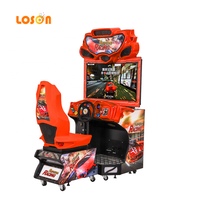 32 42 pouces hd écran électronique conduite dépasser double 2 joueurs simulateur monnayeur machine de jeu de course de voiture d'arcade