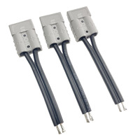 Kabel Konektor Baterai Abu-abu Berkualitas Tinggi 50A, Kabel Harness Konektor Cepat, Housing Pemutus Konektor 2-Pole