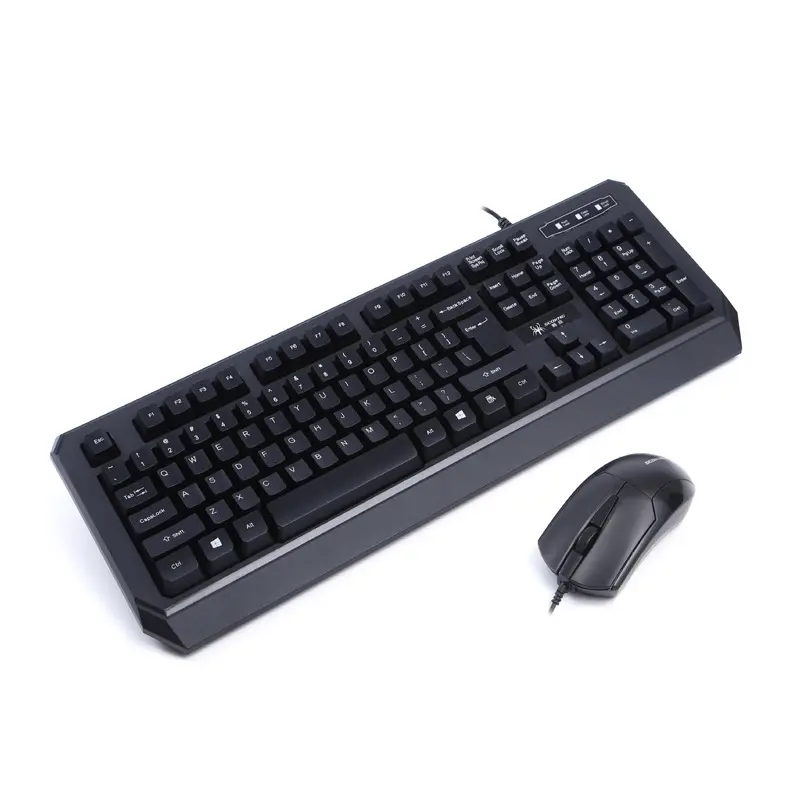 Hochwertige Radium-Charakter-Spiel tastatur aus Eisenplatten gewichtetem, verdicktem, kabel gebundenem Tastatur-Maus-Kit