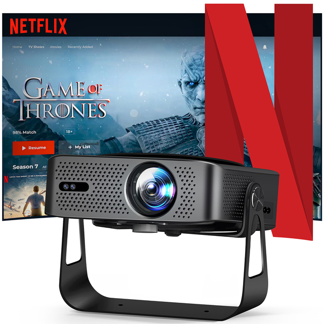 High Cost Effective Smart Android 11.0 FHD Projectors Home Use Mini Portable Projector