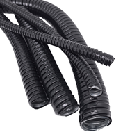 Tuyau ondulé fileté étanche JUWANTE JS-167 en acier revêtu de PVC, protection de câble flexible, résistant aux flammes
