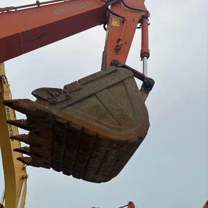 Excavatrice Hitachi d'occasion, équipement de construction lourd, couleur orange, type sur chenilles - Product Image 4
