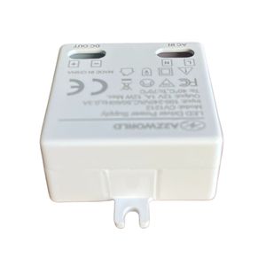 Mini transformateur d'alimentation 12V 12W 1A pour bande LED pour éclairage public, aluminium IP67 certifié ETL 45X40X20mm simple AC - Product Image 3