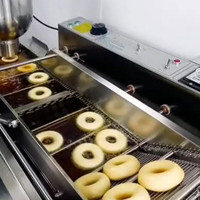 Gaz électrique entièrement automatique commercial grand T101 sans trou beignet Machine haute capacité beignet friteuse avec ce