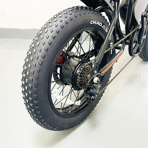 Bicicleta Eléctrica de Montaña de 20 Pulgadas y 52v, Tipo Fatbike, Estilo Stealth Bomber, con Alarma Antirrobo para Adultos - Product Image 5