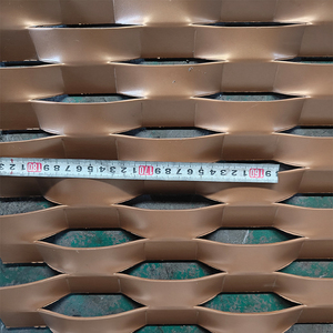 Su misura 4 * 10ft ha galvanizzato il foro del diamante dell'acciaio inossidabile del cavo della maglia metallica ampliata per la decorazione della grata perforata - Product Image 3