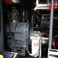 Composants lubrifiés de compresseur d'air diesel industriel 153SCYT-15-18 153KW pour des projets de construction et d'échantillonnage de noyau