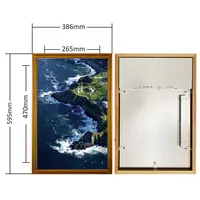 Frame Museum Signage Frame New Product Manufacturer Price Advertising+players Wall Mount App Control Lcd Digital Signage Photo Frame For Museum