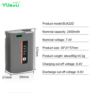 New Type-C sạc pin kỹ thuật số <span class=keywords><strong>DMW</strong></span>-BLK22 dmwblk22 <span class=keywords><strong>DMW</strong></span> blk22 cho Lumix Pin máy ảnh - Product Image 6