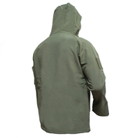 Veste en polaire d'hiver Green Sharkskin G8 pour homme, fermeture éclair formelle, coupe-vent, imperméable, hauts d'extérieur