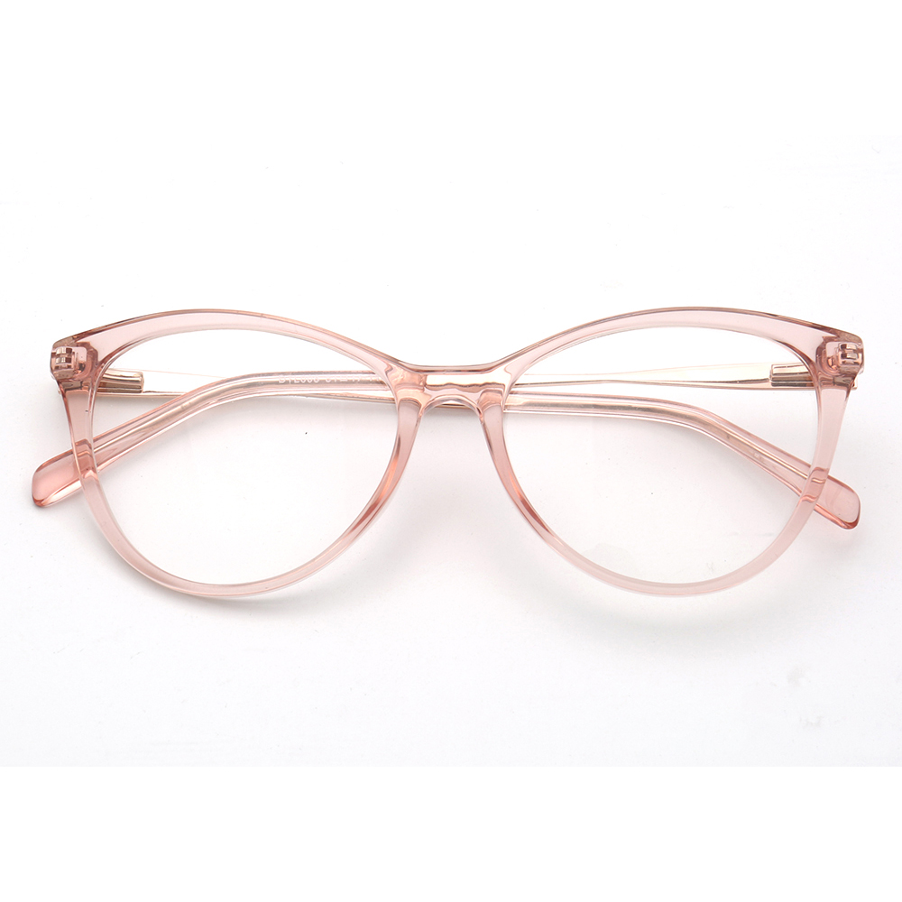 Chic Fashion DTL008 Nữ Acetate Hồng Khung Hình Bầu Dục