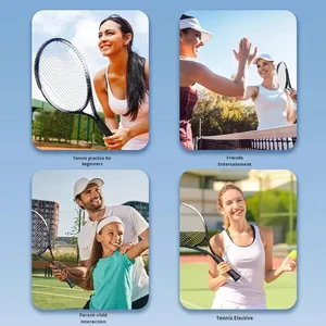 Entraîneur de tennis 750 en alliage d'aluminium et nylon, <span class=keywords><strong>raquette</strong></span> avec application et télécommande, entraînement individuel pour débutants, adultes et enfants - Product Image 3