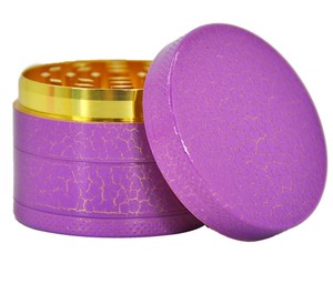 Recién llegado, aspecto especial de jadeo de grietas, molinillo de hierbas de zinc de 2,5 pulgadas para especias - Product Image 2