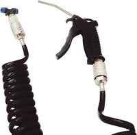 Ensemble de pistolet de soufflage de poussière pneumatique Pistolet de dépoussiérage à tube à ressort en PU