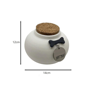 Yeni Tasarım Mercan Rengi Çevre Dostu Seramik Evcil Hayvan Külleri İçin Mezarlık Kabı 450ml & 1000ml Köpek & Kedi Anma Kabı - Product Image 6