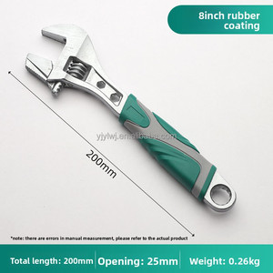 Llave ajustable de apertura cuadrada de alta calidad, herramienta de reparación manual, suministro de fábrica, Material de acero al carbono, soporte OEM personalizado - Product Image 6