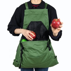 Changrong tùy chỉnh Kangaroo vải làm vườn BIB mới nhất và nóng bán Trái Cây Rau thu hoạch tay tạp dề - Product Image 1