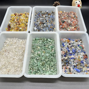 Gemas curativas de cuarzo rosa natural, gemas de cristal de amatista, grava, venta al por mayor - Product Image 1