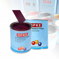 Peinture liquide en aérosol 2K acrylique haute couvrance rouge châtain couleur unie pour la retouche automobile