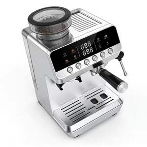 Home-use Electric Pressure <b>Coffee</b> Grinder CM1620 20Bar Stainless Steel Espresso Semi-Automatic Self-Cleaning All-in-One <b>Machine</b> - Product Image 4