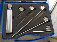 Laryngoscope vétérinaire OSCAT le moins cher, instrument vétérinaire, laryngoscope optique à fibres LED pour animaux