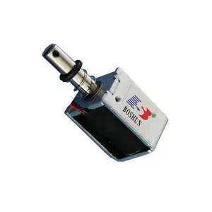 Tùy biến BS-0837 DC 6V 12V đẩy kéo khung solenoid Mini châm điện solenoid