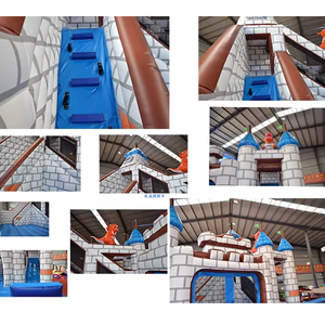 Castillo Inflable de PVC de Grado Comercial para Parque de Dinosaurios, Combinación de Juegos Inflables, Tobogán para Niños, Garantía de 3 Años, Fácil Instalación - Product Image 5