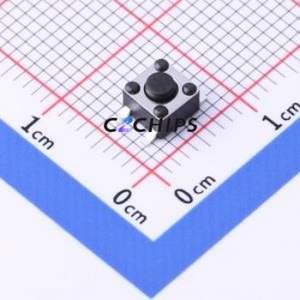 TSC015A03526A Tactile Switch SMD-4P,4.5x4.5mm Switch Round Button 2.6N Vertical Mount 4.5mm - Product Image 1
