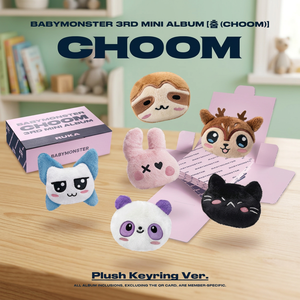 BABYMONSTER 3er MINI ÁLBUM [CHOOM] Versión Llavero de Peluche Álbum Oficial de Kpop Coreano en CD - Product Image 5