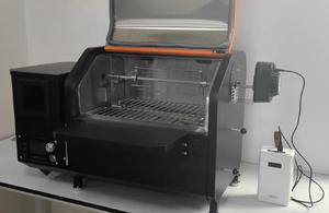 Barbecue à granulés portable avec fumoir, application Wi-Fi, nettoyage automatique des cendres, fumoir à granulés intelligent, recettes connectées, atteint 850°F, pour cuire <span class=keywords><strong>la</strong></span> <span class=keywords><strong>pizza</strong></span>, idéal pour <span class=keywords><strong>la</strong></span> cuisine et le camping - Product Image 4