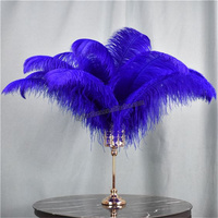 Plumas 35-40cm bricolage artisanat naturel mariage rose grande pièce maîtresse décor oiseau noir blanc plumes d'autruche pour la décoration de fête