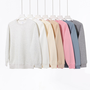 Großhandel Winter 300Gsm Blank Langarm Rundhals ausschnitt Herren Übergroßes Sweatshirt - Product Image 3