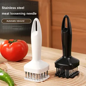 <span class=keywords><strong>Appareil</strong></span> à brocher automatique en acier inoxydable à 24 aiguilles pour viande, brochettes de viande, cuisine, <span class=keywords><strong>steak</strong></span>, tendons cassés, dispositif de perforation aromatisé - Product Image 3