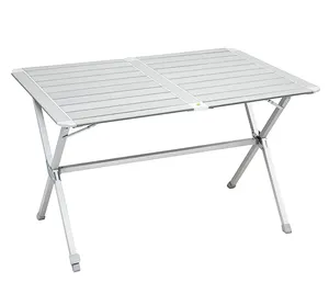 Открытый Кемпинг алюминиевый стол 140 см Большой размер складной стол для кемпинга