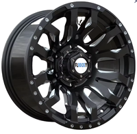 Revêtement intégral 16 17 18 20 pouces Jantes en alliage 4X4 Jantes de voiture 5 cosses 6 cosses avec Pcd 114.3 139.7 Et 0 pour SUV