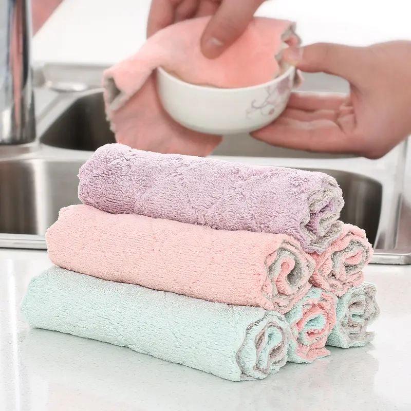 Langlebige Haushalts reinigungs tücher Mikro faser Absorbierende Reinigung Küchen geschirr tücher