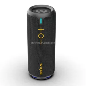 Siêu Bass W-KING D320 Mới Hình Dạng Chai 40W Đầu Ra IP67 Ngoài Trời Không Thấm Nước Không Dây Bluetooth Loa Với RGB Ánh Sáng